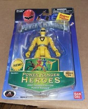 Factory Sealed Power Rangers Dino Thunder 5&quot; Yellow Ranger Heroes Series 16 2006 - £20.15 GBP