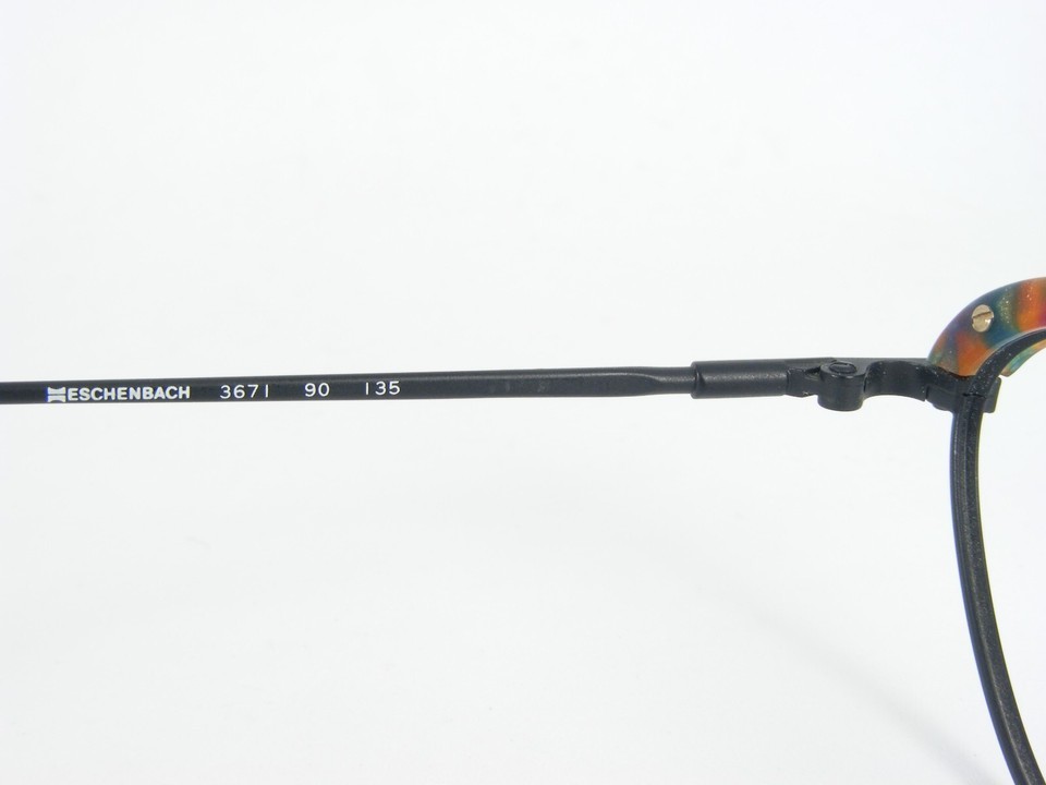NOS TITANflex Eschenbach 3671 90 Black Colorful Eyeglasses 52-17-135mm (Note)... Item image 9