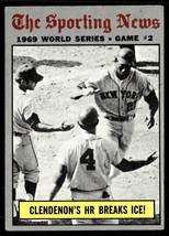 1970 Topps #306 World Series Game 2 - Clendenon&#39;s HR Breaks Ice! WS  VGEX-B111R3 - £15.58 GBP