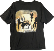 Fleetwood Mac &#39;97 Loving It Concert Two-Sided Creditee Vintage Black T-S... - $123.75