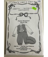 Deja Vu..So Can You!! Doll Clothing Pattern 91696 Petite Messieur Style ... - $12.11 CAD