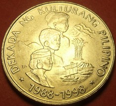 Philippines 1989 Piso Unc~Philippine Cultures Decade~Only Year~Free Ship... - $6.56