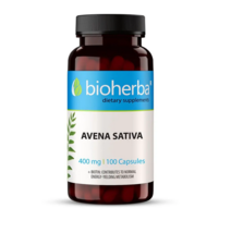 Avena Sativa - for nervousness and irritability, Bioherba, 400 mg, 100 capsules - $25.16