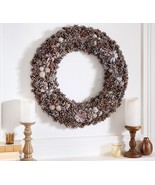 Ebenezer &amp; Co. 28&quot; Flocked Natural Pinecone in - £155.44 GBP