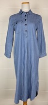 Madewell Denim Utility Popover Dress Shirt Dress Midhurst Wash Blue MC93... - £23.36 GBP