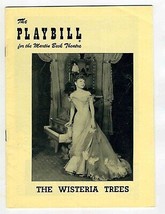 Playbill The Wisteria Trees 1950 Helen Hayes Walter Abel Kent Smith Ossi... - £11.98 GBP