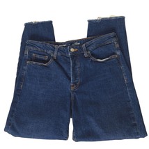 Old Navy O.G. High Rise Straight Leg Jeans Size 6 Dark Wash Secret Slim ... - $32.56