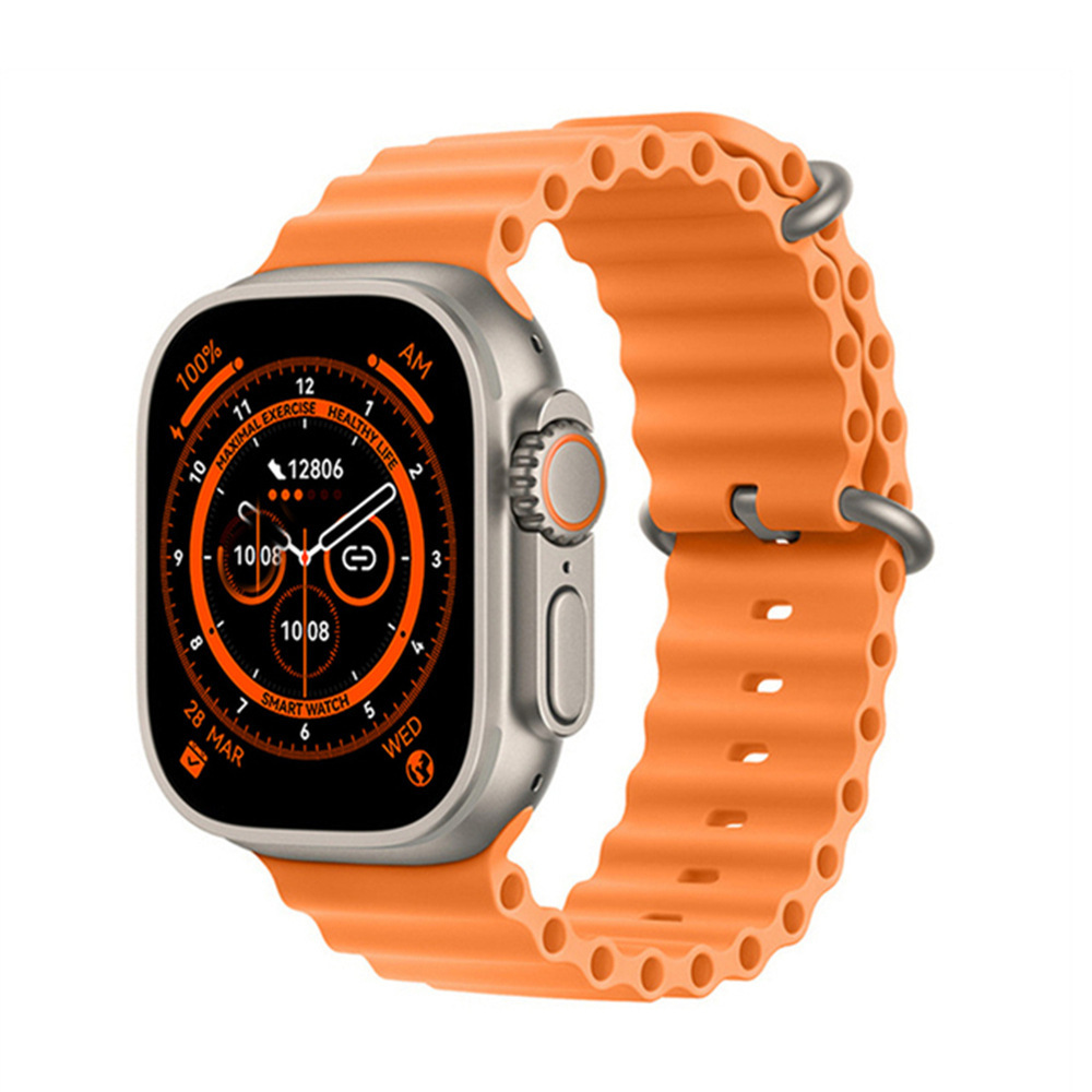 Source T800 Ultra Smart Watch Bluetooth Call Heart Rate Wireless Charging Smartw