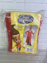 Nickelodeon JIMMY NEUTRON Lab Coat Child Halloween Costume Cosplay Red Size 7-10 - £22.14 GBP