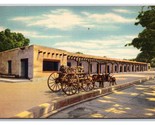 Palace of the Governors Santa Fe New Mexico NM Linen Postcard Z1 - £2.31 GBP