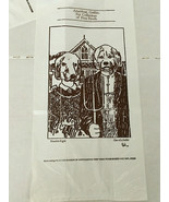 Vintage dog heads American Gothic for collectors of fine food plastic ba... - €20,88 EUR