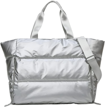 Gym Bag for Women,Travel Tote Bags Waterproof Puffer Gym Bag Duffle Bag for Yoga - £30.58 GBP