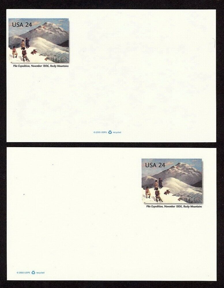 UX449 Incredible Miscut Error / EFO "Pike's Peak" Post Card - $9.99