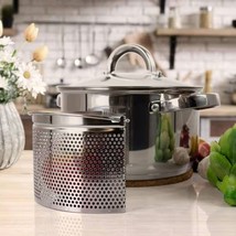 Stainless Steel 4-Quart Dutch Oven with 3-Section Dividers and Lid - $134.99