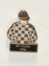 SIR HUON - 1906 Kentucky Derby Winner Jockey Silks Pin - £15.84 GBP