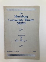 1948 The Harrisburg Community Theatre The Glass Menagerie by Tennessee W... - £14.88 GBP