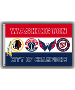 Washington City of Champions Outdoor sport Flag 90x150cm 3x5ft Decor Bes... - €12,72 EUR