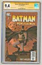 CGC SS 9.4 Batman &amp; The Monster Men #1 SIGNED by Matt Wagner Story Cover &amp; Art - £62.29 GBP