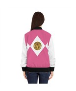 Angel Grove High School Pink Ranger Women&#39;s Bomber Jacket (AOP) - $62.41 CAD+