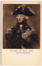 Postcard Vice Admiral Lord Nelson 1758-1805 Full Dress - £3.96 GBP