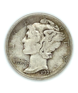 1921-D Mercury Dime Fine, Nice Details for Grade on Both Sides, Natural ... - $272.32 CAD