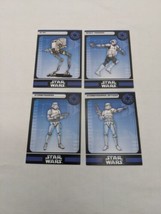 Set Of (4) Star Wars Miniatures Game Attack On Endor Scenario Pack Cards - $35.63
