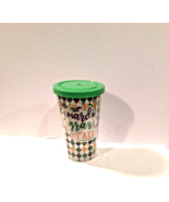 Mardi Gras Insulated Tumbler with Straw - £9.40 GBP