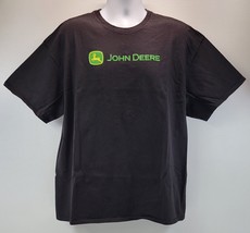 S) John Deere Men Black Graphic Logo Short Sleeve T-Shirt XXL - $9.89