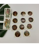 Vintage 80s Christmas Theme Sticker Lot Gifted Retro Angles Santa Tradit... - $282.06 MXN