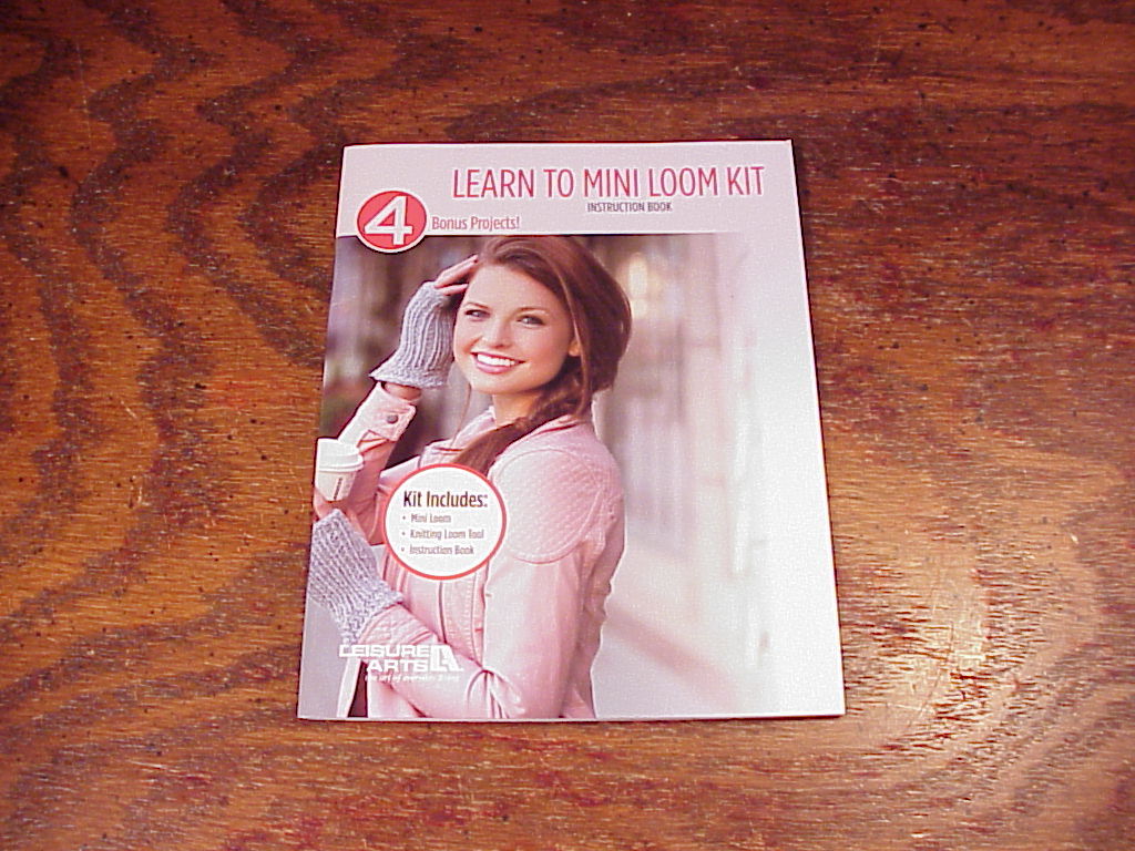 Primary image for Learn To Mini Loom Kit Instructions Booklet Only, from Leisure Arts, no. 48773