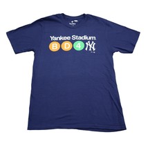 New York Yankees Stadium Shirt Mens S Blue Fanatics MLB Crew Short Sleeve Tee - £18.18 GBP