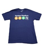 New York Yankees Stadium Shirt Mens S Blue Fanatics MLB Crew Short Sleev... - £17.89 GBP