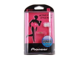Pioneer Pink SE-CL331-P Canal Water-Resistant Earbud Headphone - $18.95