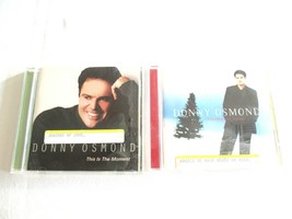 Donny Osmond This Is the Moment + Christmas At home CD Lot 1998 Legacy 2001 Decc - £7.81 GBP