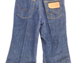 Vintage Wrangler Jeans Youth / Boys Flared leg 21&quot; x 13&quot; indigo blue - $24.74
