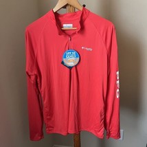 New Columbia Woman&#39;s Tidal Tee Zipper T-shirt Long Sleeve Fishing Sz XL - $24.74