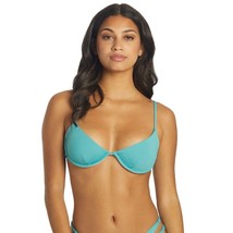 O&#39;Neill Saltwater Solids Seville Swim Bikini Top Underwire Teal Green L ... - $18.29