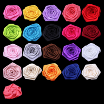 10pcs Headflower handmade rose headband dress accessories,headwears Decorations - £6.21 GBP