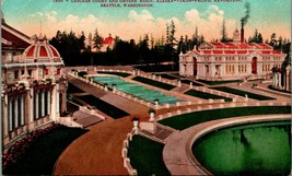 Cascade Court Geyser  Basin AYPE 1909 Seattle WA Vintage Postcard T4 - £3.06 GBP