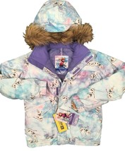NEW $130 Burton &amp; Disney Frozen Youth Kids Twist Jacket!   Large  14-16  Olaf - £55.93 GBP