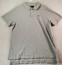 Ralph Lauren Polo Shirt Mens Size XL Gray 100% Cotton Short Sleeve Slit Collared - £11.30 GBP