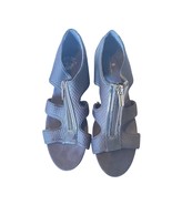 Bandolino Blue Zip Wedge Sandals - €23,95 EUR