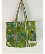 Quilted Cotton Reversible Tote Bag Eco friendly Large Grocery Shopping B... - $29.35 CAD+