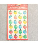 Vtg 80s Forget Me Not American Greetings Christmas Happy Ornaments Stick... - $9.33 CAD