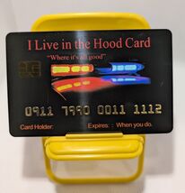 Aromabug Funny Fake Bankcards, 8 PACK: I LIVE IN THE HOOD Card (Free Shi... - $19.75