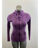 Bench Women&#39;s Full Zip Hoodie Size Small Purple Patterned Cotton Blend  - $7.92