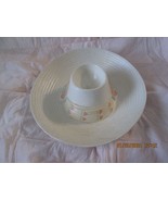 Vintage Treasure Craft USA Pastel Sombrero Hat Shaped Chip and Dip 14&quot; x14&quot; - $20.51 CAD