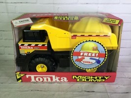 Classic Tonka Mighty Dump Truck 768 Made With Steel Includes Hard Hat Tools - £62.68 GBP