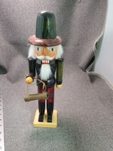 Painted Wooden Nutcracker Bowman with Original Box Traditions 14&quot; - £7.84 GBP