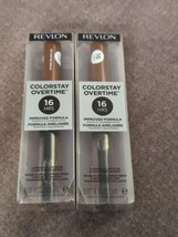 x2 Revlon Colorstay Overtime Longwear Lipcolor Topcoat 570 No Coffee Break (124 - $19.34